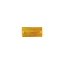 Refletor retangular amarelo 40x90 mm autocolante
