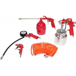Kit pistolas pintura 5 pcs (copo inferior)