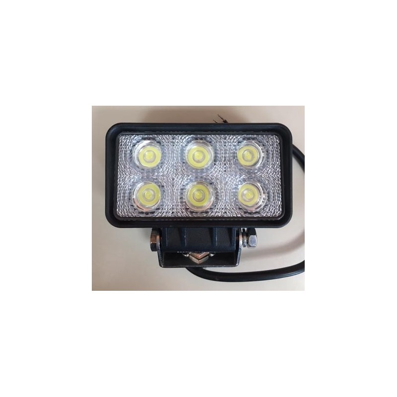 Farol aplicação universal 9-30V 113X90 mm 18W