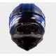 Capacete motocross LS2 MX473 FAST CORE AZUL+BRANCO