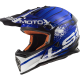 Capacete motocross LS2 MX473 FAST CORE AZUL+BRANCO
