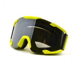 Óculos p/capacete motocross amarelos