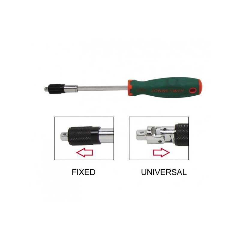 Punho de 1/4" de dupla Função fixo/cardan