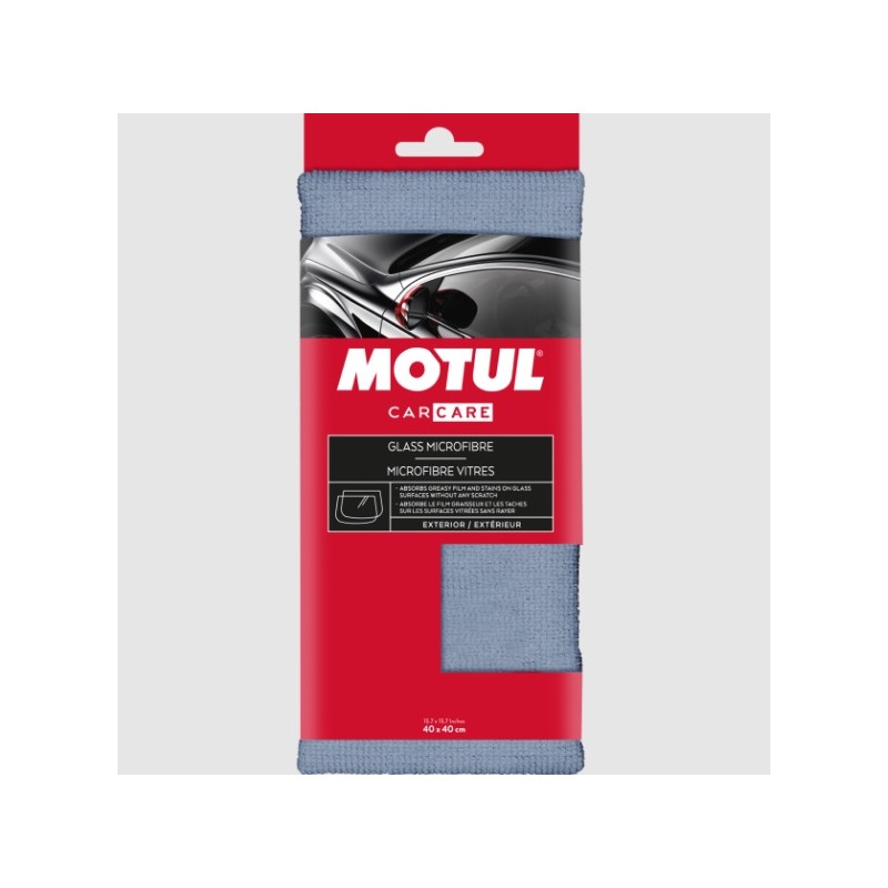 Pano Microfibra Motul p/limpeza vidros