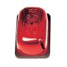 Farolim limitador c/base plana s/pendural vermelho