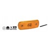 Farolim limitador 104X35 Led 24v retangular amarelo c/cabo