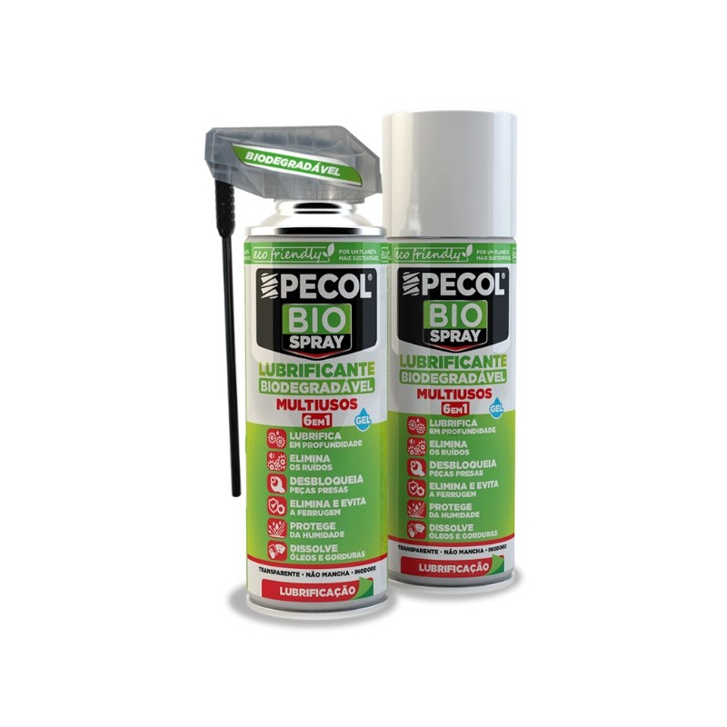 Spray BIO P55 Lubrificante Multiusos duplo efeito 200 ml PECOL