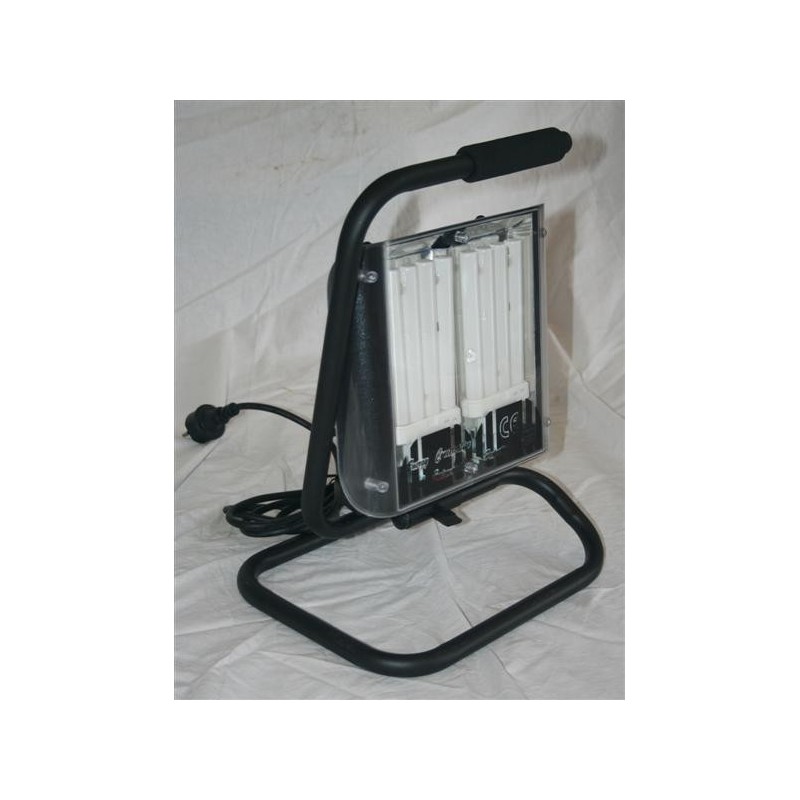 Projetor fluorescente 2x27W com suporte