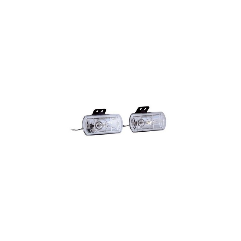 Jogo de farolins retangulares NS-24B-C preto